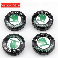 56/60/65mm Metal for Skoda Logo Car Wheel Center Caps Fabia Rapid Kodiaq Octavia 2 A7 Tour RS Superb Kamiq Yeti Karoq Decoration