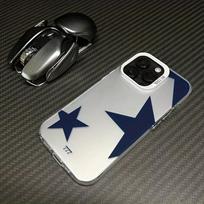 Blue Phone Case for Samsung Galaxy S26 S25 S24 S23 S22 S21 S20 Note20 FE Ultra Edge Plus 5G Anti Fall Matte Cover Pentagram 777 Samsung S23 Plus 5G