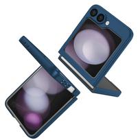 Shockproof Cover Cases for Samsung Galaxy Z Flip7 Flip6 Flip 7 6 5 3 2 1 Flip4 Flip5 Flip3 Flip2 Ultra Thin Matte Case Funda Galaxy Z Flip7 tamsiai mėlyna spalva