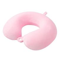 Memory Foam Travel Neck Pillow, U Shaped Headrest for Airplane Car, Soft Support Pillow for Office Nap, Removable Washable Cover white