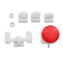 Joystick Keycap 4 Key Linkage 3D Printed Retro Joystick Keycap for Mechanical Keyboards WASD Keys Red White