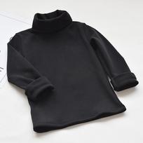 Girls Kids Long Sleeve High Neck T Shirt Autumn Basic Top 90cm juoda