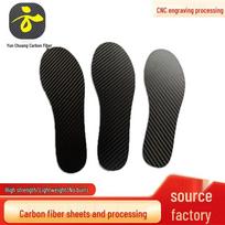 Viso ilgio anglies pluošto arkos atramos vidpadžiai bėgimo batams Carbon Fiber Plate black