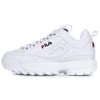 FILA Disruptor 2 Patogus amortizavimas Atsparus dilimui Kvėpuojantis Žemi Stambūs sportbačiai Unisex Balti Korėjietiško stiliaus FS1HTB1071X_WWT 250 white
