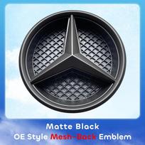 GLC GLB Automobilio Priekinės Grotelės Emblema Žvaigždės Ženklelis Apšviečiamas Logotipas Chromo Sidabro 3D Veidrodis Mercedes Benz GLC GLE GLS Klasės X253 W166 black