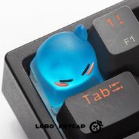 Tensura Series Keycap  Rimuru Slime Custom Resin Art Keycaps Stylish Mechanical Keyboard Decoration Perfect Present Anime Fans no box blue