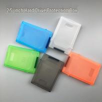2.5-Inch SSD/HDD Protective Storage Box - Durable Plastic Sleeve for Laptops oranžinė