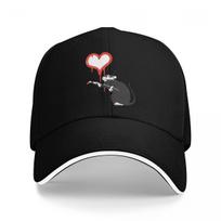 Banksy Hearts Rat with Remote Control Mind Control Graffiti Street Art with Banksy Signature Tag HD Baseball Cap