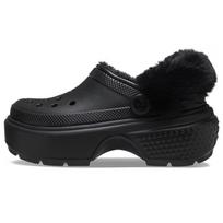 Crocs Stomp Lined Clogs 'Black' Women's 208546-001 38-39 juoda