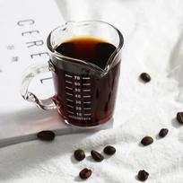 70/150ml Espresso skaidrus stiklinis puodelis dvigubu krašteliu matavimo puodelis pieno latte ąsotėlis kavos puodelis karščiui atsparus stiklinis puodelis indai gėrimams 51-100ml black