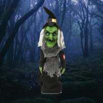 Halloween Witch Decoration Atmosphere Setting Ornament Animated Standing Witch For Parties Indoor Porch Trick Or Treat Events One Size