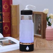380ML Hydrogen-Water Generator Alkaline Maker Antioxidant USB Rechargeable Portable Hydrogen-Rich Water Filter Cup Ionizer New brown