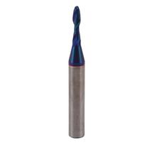 Ball Head End Mill 2 Flute 1 4 Inch Shank 1 2in Cut Length 1 8in Cutting Diameter Ball Nose Cutter