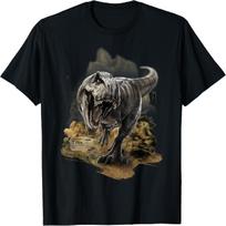 Jurassic World Rebirth Tyrannosaurus On The Attack T-Shirt S įvairiaspalvis