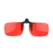 1X Kids Foldable Clip Amblyopia Corrective Glasses Red Green Color Squint Blind