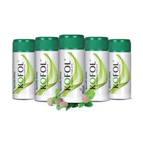 Vedistry Kofol Chewable Tablets Sugar-Free Ayurvedic Throat Relief Fast-Acting Soothing 60 Tablets X Pack of 5