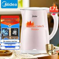 Midea 1.7L 304 Stainless Steel Electric Kettle red