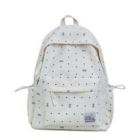 School bag junior high school girls girl heart atmosphere polka dot bow versatile high value female high school student backpack