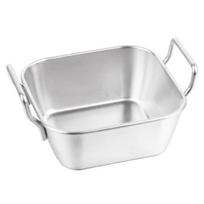 Snack Plate Large Capacity Anti-scalding Stainless Steel Portable Fruit Snacks Chips Food Platter for Daily Use S