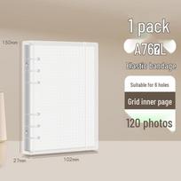 GoodNotes Binder Cover with Loose-leaf Paper, B5 & A5, for High School Students, A4 Grid Notebook white