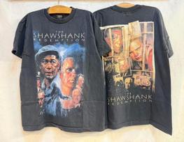 Vintage The Shawshank Redemption Promo Poster 90s Movie Changes XL Shirt REPRINT Unisex T-Shirt S
