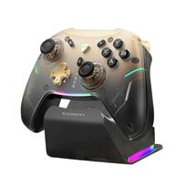 G5Pro Premium Edition Wireless Gaming Controller with Charging Station - Black and Gold