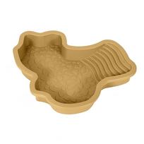 with Ramp Turtle Soaking Tub Anti-Slip Base Reptiles Water Dish Turtle Water Pool  All Seasons Style B Yellow