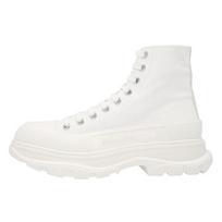 Alexander McQueen Tread Slick Lace Up Boots 705659W4MV29000 40 white