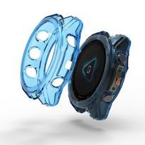 TPU minkštas dėklas For Garmin Fenix 8 43mm 47mm 51mm išmaniajam laikrodžiui, buferis, ekrano apsauga, Fenix8 išmaniųjų laikrodžių priedai Garmin Fenix 8  43mm white