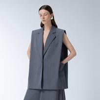 JNBY 24 Spring Loose T-Shape Vest XS viržių pilka spalva
