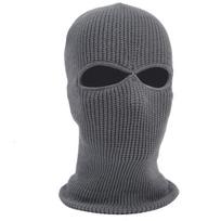 Army Tactical Winter Warm Ski Cycling 2 Hole Balaclava Hood Cap Full Face pilka