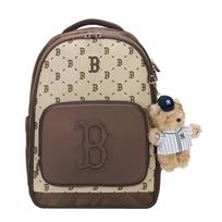 MLB Boston Red Sox Polyester Backpack Kids' Brown Casual 7ABKMC55N-43BRS