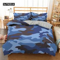 Camouflage Sleep Bedding Collection Boy Teen Kids Abstract Comforter Cover with Pillowcase King Size Queen Dimension Twin Size Size Polyester Fabric EU single(135x200cm)