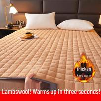 Lambswool Mattress Topper - Anti-Slip Protector for Student Beds 60*120cm Baby Bed brown