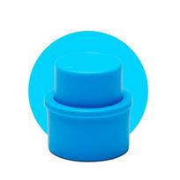 Vacuum Bottle Pump Caps Soda Fizzy Drink Sealer Bottle Top Saver Lid Pressure Cap Stopper raudona