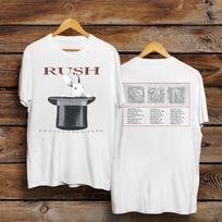 1990 Rush Rabit Presto North America Tour White T-Shirt All size A264 Unisex T-Shirt S