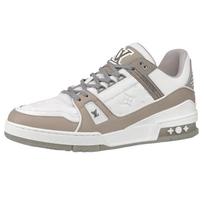 LOUIS VUITTON Trainer Sneakers 'Grey White' 1A8KB8 43 white