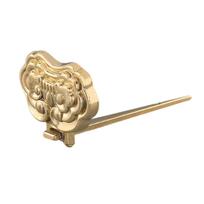 Vintage Brass Wall Hook Decorative Mirror Frame Durable Copper Hanger for Home Office Decor B