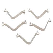 5Pcs Paddle Board Locking Tube Pin Spring Clip Metal Telescopic Spring Clip V Shaped Spring Buckle Easy to Install 1