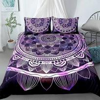 Mandala Patalynės Komplektas Antklodės Užvalkalas Bohemiški Lovatiesės Lovos Komplektai Poliesterio Antklodės Užvalkalas Karališkas Karalienės Pilnas Dvigubas Twin Antklodės Užvalkalas (135x200cm)