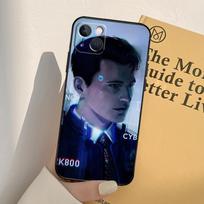 Detroit Become Human Phone Case For iPhone 16 15 14 Pro Max Plus 11 12 13 Pro Max XS 6 12 13 Mini Cover Shell iPhone 13 gray