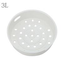 1pc Steamer Baskets Food Grade Plastic Steaming Rack Applicable Rice Cooker Steamer Rack Steamer Grid Kitchen Cookware white