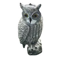 Paukščių baidyklė "Pelėda" Patio R001C, 19 cm x 18 cm x 42 cm, pilka sp.