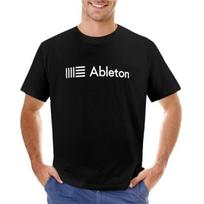 Ableton Live Logo T-Shirt Cute Tops Tops Boys T Shirts Plain Black T Shirts Men S juoda