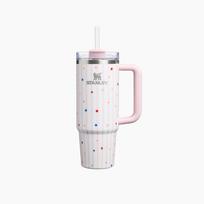 Stanley Quencher H2.0 FlowState puodelis 887ml Rožinis Žvaigždėtas Dryžuotas 887ml