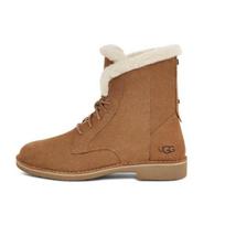 UGG zomšiniai laisvalaikio stiliaus trumpi moteriški aulinukai kaštoniniai 1129810-CHE 37 beige