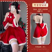 Daughter Robe Cute Princess Christmas Dress Broadcast Christmas Dress Pure Desire Suit Ladies M