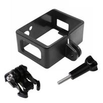 Apsauginis kameros rėmelis dėklas tvirtinimas GoPro 4 SJCAM 6000/5000/4000 gray