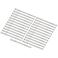 25 Pcs/set Door Handle Fixing Screw Door Handle Bolt Through Fixings For M3 Door Handle Knobs Door Lock Metal Screws Hardware