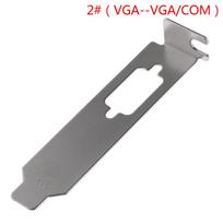 Žemo profilio laikiklio adapteris DVI HDMI VGA prievadas, skirtas pusės aukščio grafinei vaizdo plokštei